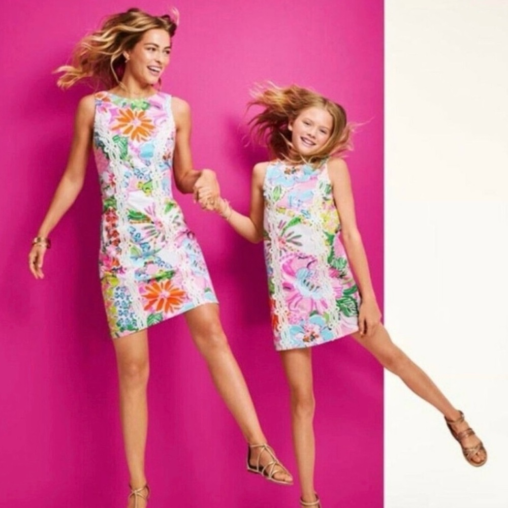 Lilly Pulitzer for Target Floral Kids Dress - Pink, Green, Blue